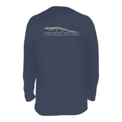 Coastal Cotton Men's Long-Sleeve Printed 100% Pima Cotton Pocket T-Shirt -Patagonia Shop coastal cotton mens long sleeve t shirt gator stone grid