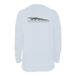 Coastal Cotton Men's Long-Sleeve Printed 100% Pima Cotton Pocket T-Shirt -Patagonia Shop coastal cotton mens long sleeve t shirt gator white grid