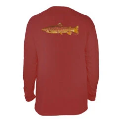 Coastal Cotton Men's Long-Sleeve Printed 100% Pima Cotton Pocket T-Shirt -Patagonia Shop coastal cotton mens long sleeve t shirt trout chili grid