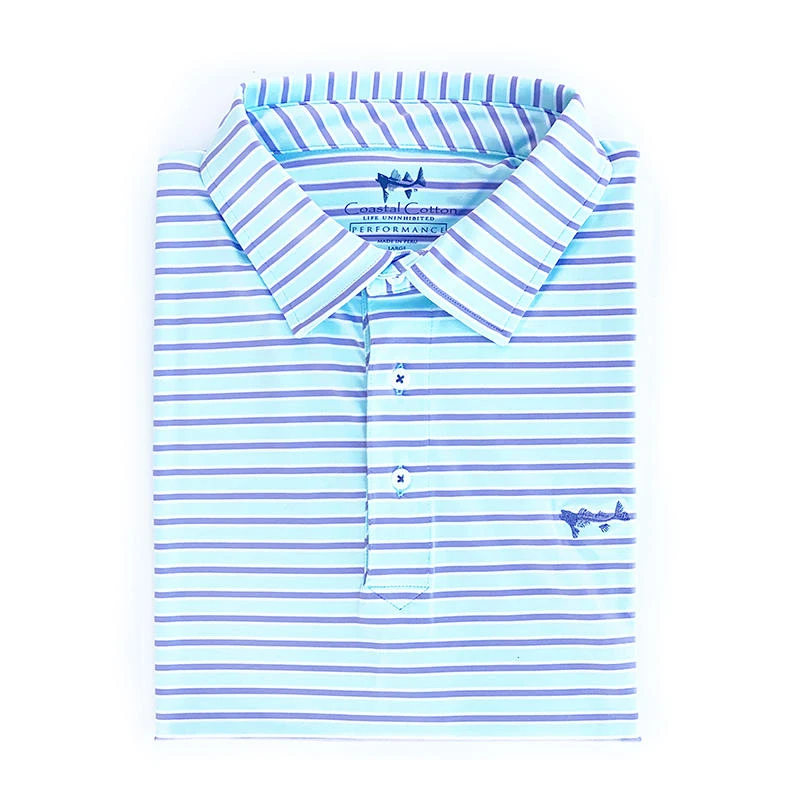 Coastal Cotton Men's Performance Stripe Polo 16 Coastal Cotton Men's Performance Stripe Polo - Image 16