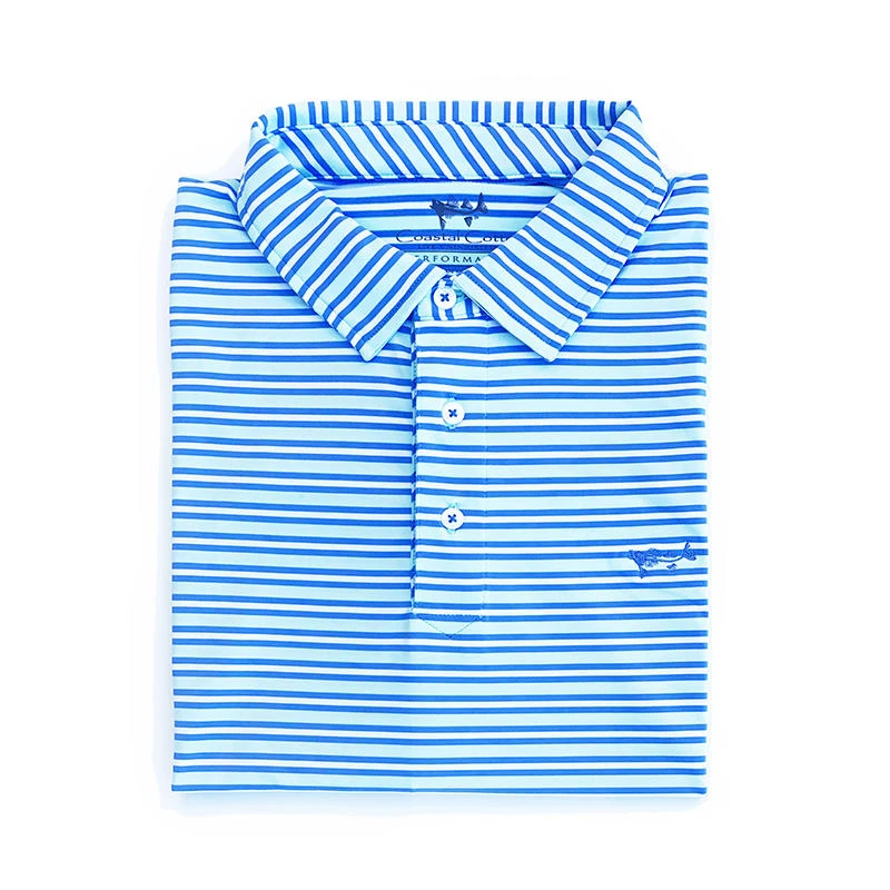Coastal Cotton Men's Performance Stripe Polo 18 Coastal Cotton Men's Performance Stripe Polo - Image 18
