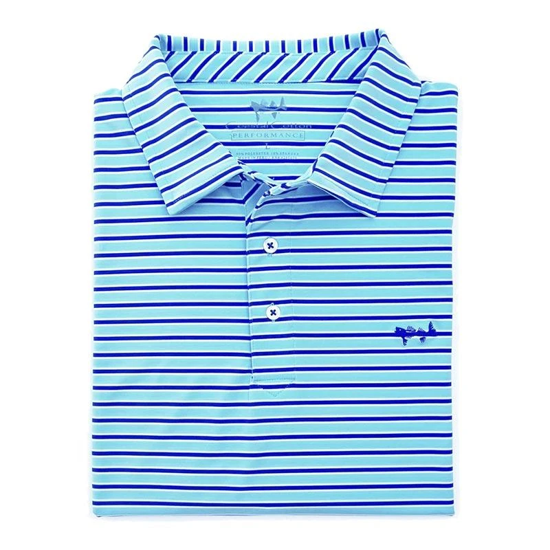 Coastal Cotton Men's Performance Stripe Polo 11 Coastal Cotton Men's Performance Stripe Polo - Image 11
