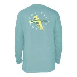 Coastal Cotton Men's Printed Pima Cotton Long-Sleeve Pocket Tee -Patagonia Shop coastal cotton mens printed pima cotton long sleeve pocket tee duck feldspar