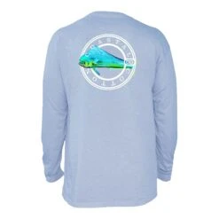 Coastal Cotton Men's Printed Pima Cotton Long-Sleeve Pocket Tee -Patagonia Shop coastal cotton mens printed pima cotton long sleeve pocket tee mahi blue fog