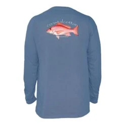 Coastal Cotton Men's Printed Pima Cotton Long-Sleeve Pocket Tee -Patagonia Shop coastal cotton mens printed pima cotton long sleeve pocket tee snapper stone blue