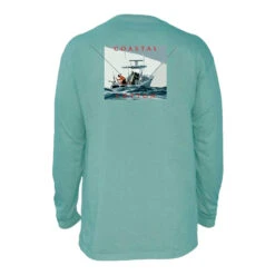 Coastal Cotton Men's Printed Pima Cotton Long-Sleeve Pocket Tee -Patagonia Shop coastal cotton mens printed pima cotton long sleeve pocket tee spruce center console