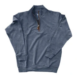 Coastal Cotton Men's Performance Long-Sleeve ¼ Zip Pullover -Patagonia Shop coastal cotton mens quarter zip stone blue grid