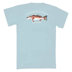 Coastal Cotton Men's Printed 100% Pima Cotton Short-Sleeve Pocket Tee -Patagonia Shop coastal cotton mens short sleeve printed pima cotton pocket tee ether redfish