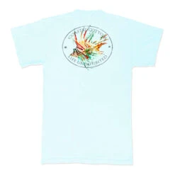 Coastal Cotton Men's Island Pima Cotton Short Sleeve T-Shirt -Patagonia Shop coastal cotton short sleeve t shirt mint lionfish grid