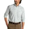 Duck Head Men's Jenkins Long Sleeve Button-Down Collar Performance Plaid Shirt