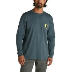 Duck Head Men's Classic Pennant Long-Sleeve T-Shirt 8 Duck Head Men's Classic Pennant Long-Sleeve T-Shirt -Patagonia Shop duck head mens pennant long sleeve t shirt orion blue 2