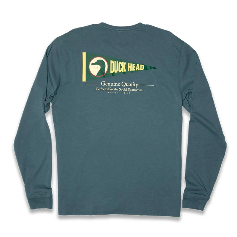 Duck Head Men's Classic Pennant Long-Sleeve T-Shirt 2 Duck Head Men's Classic Pennant Long-Sleeve T-Shirt - Image 2