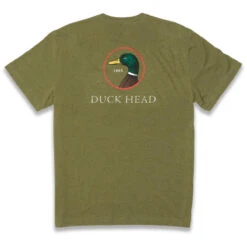 Duck Head Men's Logo Short-Sleeve T-Shirt 11 Duck Head Men's Logo Short-Sleeve T-Shirt -Patagonia Shop duckhead mens logo short sleeve t shirt olive capulet grid