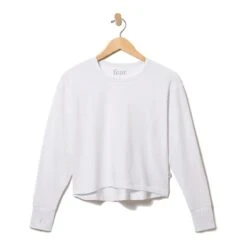 Feat Women's Treecell Long-Sleeve Crop Tee -Patagonia Shop feat womens treecell long sleeve crop tee white