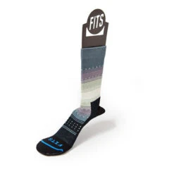 FITS Women's Casual Gradient Stripe Crew Socks 4 FITS Women's Casual Gradient Stripe Crew Socks -Patagonia Shop fits womens casual gradient stripe crew socks black natural