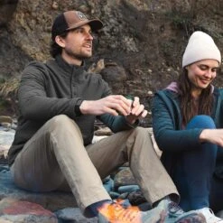 Free Fly Men's Gridback Fleece Snap Pullover