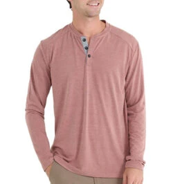 Free Fly Men's Bamboo Long-Sleeve Henley 19 Free Fly Men's Bamboo Long-Sleeve Henley -Patagonia Shop free fly mens bamboo flex henley heather brick grid