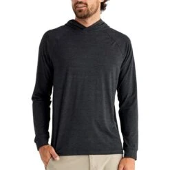 Free Fly Men's Bamboo Flex Hoody -Patagonia Shop free fly mens bamboo flex hoody heather black