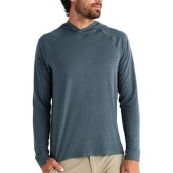 Free Fly Men's Bamboo Flex Hoody -Patagonia Shop free fly mens bamboo flex hoody midnight correct
