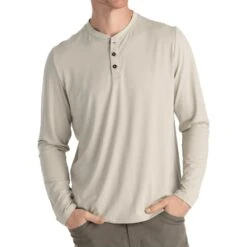 Free Fly Men's Bamboo Flex Long Sleeve Henley