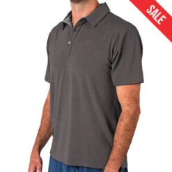 Free Fly Men's Bamboo Flex Polo -Patagonia Shop free fly mens bamboo flex polo heather charcoal sale 19