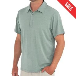 Free Fly Men's Bamboo Flex Polo -Patagonia Shop free fly mens bamboo flex polo heather spruce grid sale