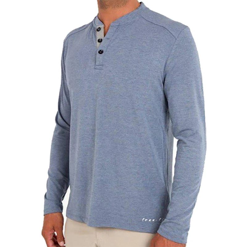Free Fly Men's Bamboo Long-Sleeve Henley 17 Free Fly Men's Bamboo Long-Sleeve Henley - Image 17