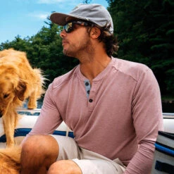 Free Fly Men's Bamboo Long-Sleeve Henley 25 Free Fly Men's Bamboo Long-Sleeve Henley -Patagonia Shop free fly mens bamboo henley lifestlye 5