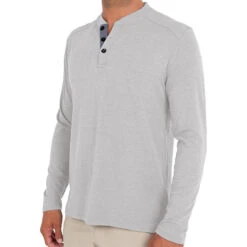 Free Fly Men's Bamboo Long-Sleeve Henley 28 Free Fly Men's Bamboo Long-Sleeve Henley -Patagonia Shop free fly mens bamboo henley HeatherAsh 1