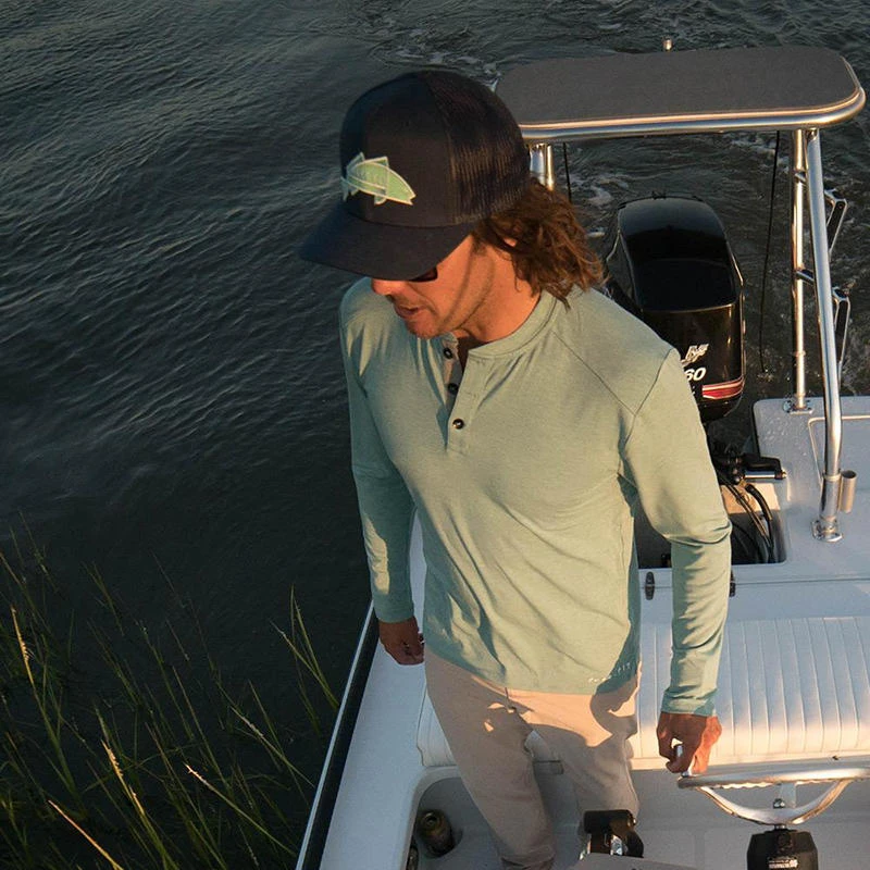 Free Fly Men's Bamboo Long-Sleeve Henley 14 Free Fly Men's Bamboo Long-Sleeve Henley - Image 14