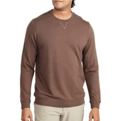 Free Fly Men's Bamboo Heritage Fleece Crew Sweatshirt