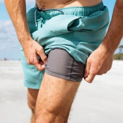 Free Fly Men's Lined Breeze Shorts - 7" Inseam 33 Free Fly Men's Lined Breeze Shorts - 7" Inseam -Patagonia Shop free fly mens bamboo lined breeze shorts 7 5 inseam detail 5