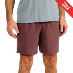 Free Fly Men's Breeze Shorts - 8" Inseam -Patagonia Shop free fly mens breeze lined shorts garnet sale 2