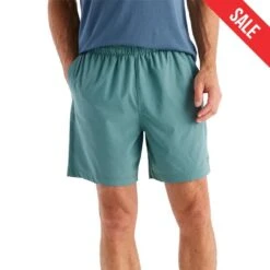 Free Fly Men's Breeze Shorts - 6" Inseam 18 Free Fly Men's Breeze Shorts - 6" Inseam -Patagonia Shop free fly mens breeze short 6 inch inseam sabal green sale