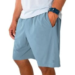 Free Fly Men's Breeze Shorts - 8" Inseam -Patagonia Shop free fly mens breeze shorts blue fog