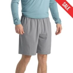 Free Fly Men's Breeze Shorts - 8" Inseam -Patagonia Shop free fly mens breeze shorts slate 8 sale