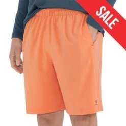 Free Fly Men's Breeze Shorts - 8" Inseam -Patagonia Shop free fly mens breeze shorts sunrise orange sale