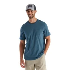 Free Fly Men's Heritage Short-Sleeve Pocket T-Shirt