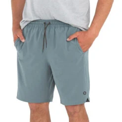 Free Fly Men's Lined Swell Shorts -Patagonia Shop free fly mens lined swell shorts blue grid