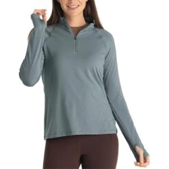 Free Fly Women's Bamboo Flex Quarter-Zip Pullover