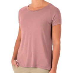 Free Fly Women's Bamboo Explorer T-Shirt -Patagonia Shop free fly womens bamboo explorer tee light sangria