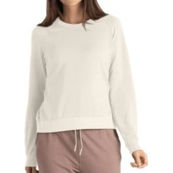 Free Fly Women's Bamboo Lightweight Fleece Crew -Patagonia Shop free fly womens bamboo lightweight fleece crew stone