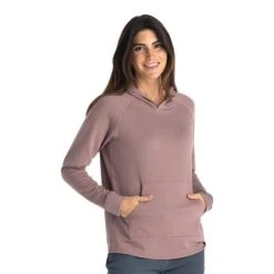 Free Fly Women's Bamboo Lightweight Fleece Hoody