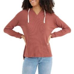 Free Fly Women's Bamboo Waffle Hoody