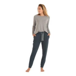 Free Fly Women's Bamboo Fleece Jogger -Patagonia Shop free fly womens fleece jogger blue dusk