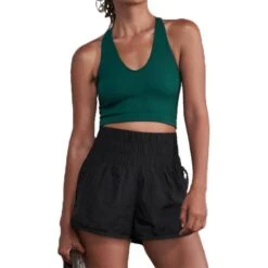 FREE PEOPLE FP Movement Women's Free Throw Crop Tank -Patagonia Shop free people movement womens free throw crop tank emerald