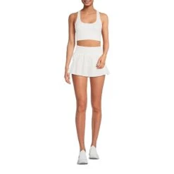 FREE PEOPLE FP Movement Women's Get Your Flirt On Shorts -Patagonia Shop free people womens get your flirt on shorts white