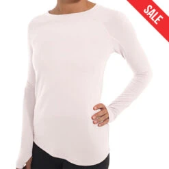 Free Fly Women's Bamboo Midweight Long-Sleeve Shirt -Patagonia Shop freefly womens bamboo midweight long sleeve shirt Washed Peach sale