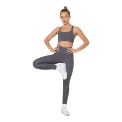 Girlfriend Collective Women's 3/4 Compressive High-Rise Leggings -Patagonia Shop girlfriend womens 3 4 compressive high rise leggings smoke