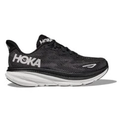 Hoka Clifton 9 Men's Running Shoes -Patagonia Shop hoka clifton 9 mens running shoes black white grid